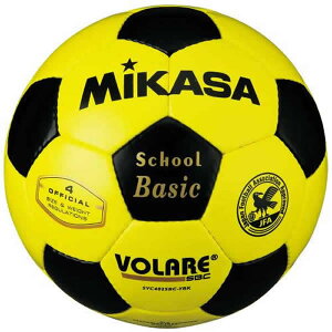 最大10％引クーポン サッカーボール ミカサ サッカーボール4号球 検定球 黄/黒 SVC402SBC-YBK