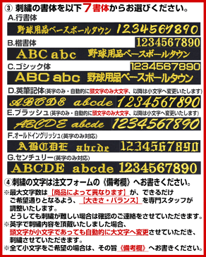 3240円で送料無料 最大1500円引クーポン 本体別売り バッティンググローブ・守備用手袋専用 文字刺繍オプション 野球 ソフトボール バッティング手袋 守備手 野球 ソフトボール