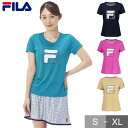 フィラ レディース テニスTシャツ VL2880 半袖 吸汗速乾 UVカット グラフィックTシャツ スポーツTシャツ トップス おしゃれ かわいい 春夏ウェア 普段着にも FILA 楽天スーパーSALE RakutenスーパーSALE