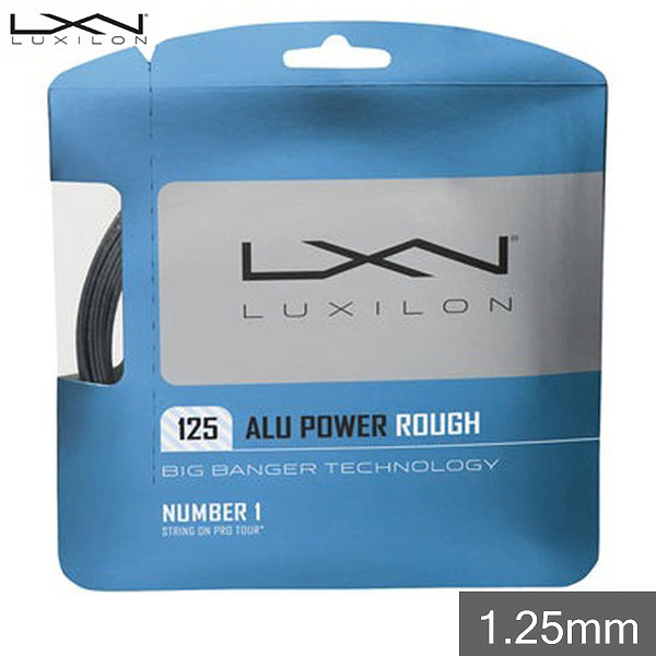テニス 硬式 ストリング ガット ルキシロン BB アルパワー ラフ 125 STR SI 1.25mm 12.2m WRZ995200 BB ALUPOWER...