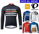 ☆【PEARL IZUMI（パールイズミ）2023年秋冬モデル】3455-BL プリントジャージ ベーシックフィット 自転車 サイクルウエア 保温性 防風 透湿性 長袖