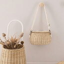 【送料無料】オリエラ Olli Ella ミニチャリバッグ Mini Chari Bag ( ナチュラル / ストロー/ ホワイト )