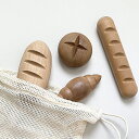 【送料無料】Wooden Bread 4pc Set 木製ブレッドセット (コットンバッグ付) 木の ...