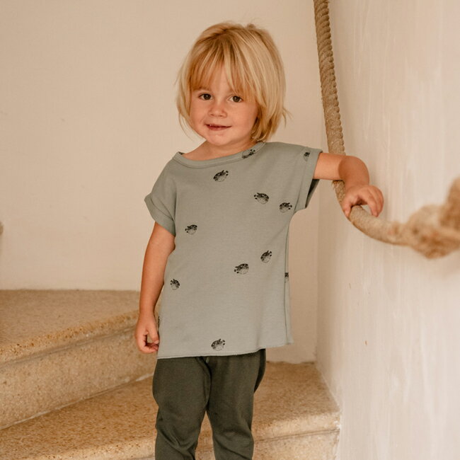 Tshirt Bama (Grey Blue/Puffer Fish) (6M~2Y) by Studio Boheme Paris