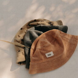 【送料無料】Bucket Hat Niko (Prarine, Sedona, Sage/Lavender)(1-3y, 3-5y) by Studio Boheme Paris SS24 スタジオボエムパリ SS24 コレクション ハット 帽子 ベビー帽子 キッズ帽子 オーガニックコットン テリー生地