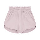 Shorts Georgette Parme (1歳半/2歳/3歳/4歳) by Studio Boheme Paris SS24 スタジオボエムパリ SS24 コレクション ボトムス ショーツ オーガニックコットン コットンガーゼ 18m 24m 36m 4Y