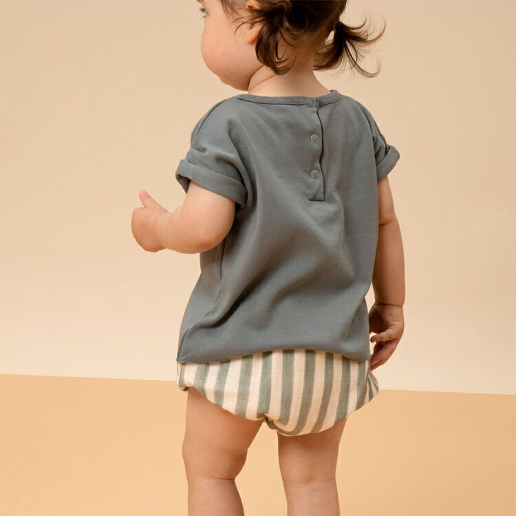 Tshirt Bama Sedona (1歳/2歳/3歳/4歳) by Studio Boheme Paris SS24 スタジオボエムパリ SS24 コレクション Tシャツ トップス 半袖 オーガニックコットン ジャージコットン 12m 24m 36m 4Y