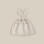 ̵Ceramic White Maker Crossback Skirt (1-2Y, 2-3Y, 3-4Y) by organic zoo OZSS24 ˥åSS24