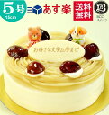 バースデーケーキ 誕生日ケーキ 5号 プレート付 動物　菓子