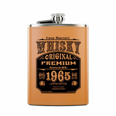 商品名 レゼルヴ・ド・MFM カナディアンウイスキー フラスクボトル/CASA MAESTRI Flask 原産国 メキシコ アルコール度数 40度 容量 200ml 種類 カナディアンウイスキー 商品説明 スキットルともいわれる、高アルコール度数の蒸留酒を持ち運びやすい薄型の水筒「フラスクボトル」に詰めた 4〜5年熟成のカナディアンウイスキー！ 商品を飲みきった後は、持ち運びやすい薄型のフラスクボトルとして使用でき、キャップがなくなるのを防ぐための留め具もボトルについています。 キャンプやバーベキューなどアウトドアの場面にもピッタリ♪ボトルサイズ：約95×25×140mm 0.3kg ※こちらの商品は輸入品の為、小さいキズなどがあります！予めご了承ください。 注意 在庫数の更新は随時行っておりますが、お買い上げいただいた商品が品切れになってしまうこともございます。 その場合、お客様には必ず連絡をいたしますが、万が一入荷予定がない場合は、キャンセルさせていただく場合もございます。予めご了承ください。