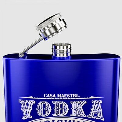 ウォッカ・カサ・マエストリ フラスクボトル 200ml 40% 854748008039【メキシコ】【スキットル】【スピリッツ】【洋酒】【Vodka】【59001】【R506】【Y49】