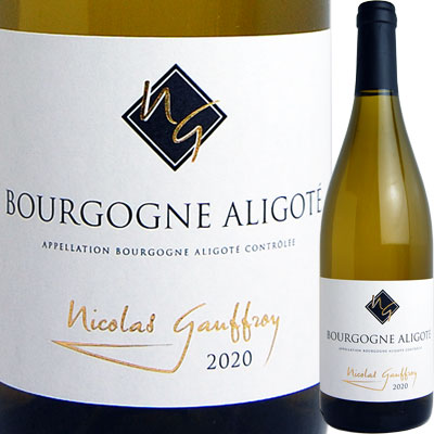 ワイナリー名 ニコラ・ゴーフロア/Nicolas Gauffroy ワイン名 ブルゴーニュ・アリゴテ/Bourgogne Aligote ヴィンテージ 2020 原産国 フランス 地方 ブルゴーニュ ブドウ品種 アリゴテ100% 容量 750ml 種類 白ワイン 商品説明 青リンゴ、柑橘のアロマ。アタックのフレッシュさは角が取れ、バランスの良い酸がミドルからしっかりと伸びてくる。若いヴィンテージ由来の硬い印象はなく、想像以上に厚みがある奥行きに驚かされる。 熟成：バリック12ヶ月(新樽15%)後、ステンレスタンク2ヶ月 アルコール度数12.5％ 注意 在庫数の更新は随時行っておりますがお買い上げいただいた商品が、品切れになってしまうこともございます。 その場合、お客様には必ず連絡をいたしますが、万が一入荷予定がない場合は、キャンセルさせていただく場合もございますことをあらかじめご了承ください。