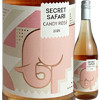 ブルースジャックシークレットサファリ・キャンディー ロゼ [2025] 6009802306222【60001】【南アフリカ】【ロゼワイン】【R801】【SA23】