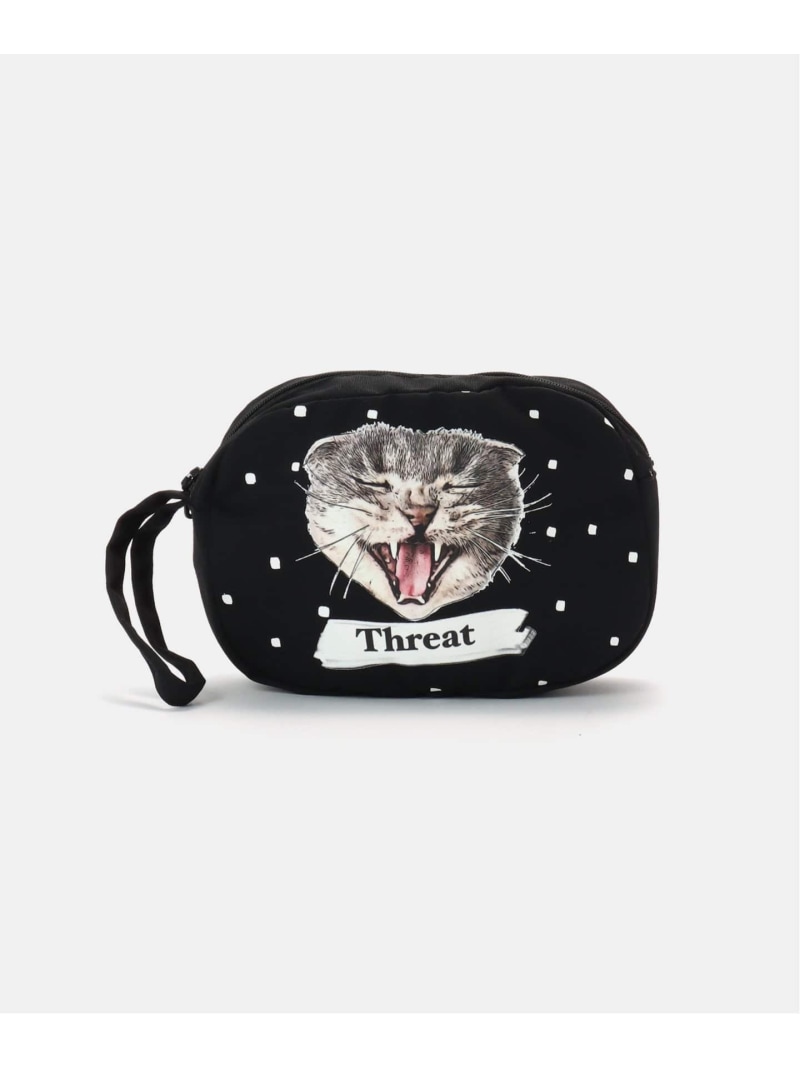 【WEB+一部店舗限定】CAT charge pouch B.C STOCK ベーセーストック 財布・ポーチ・ケース ポーチ ホワイト レッド[Rakuten Fashion]のサムネイル