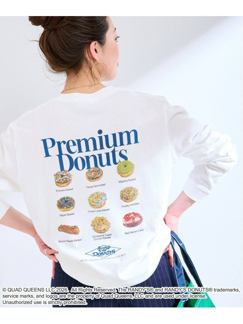 GOOD ROCK SPEED / グッドロックスピード Randy's Donuts LS shirts B.C STOCK ベーセーストック トップス カットソー・Tシャツ ホワイト【送料無料】[Rakuten Fashion]