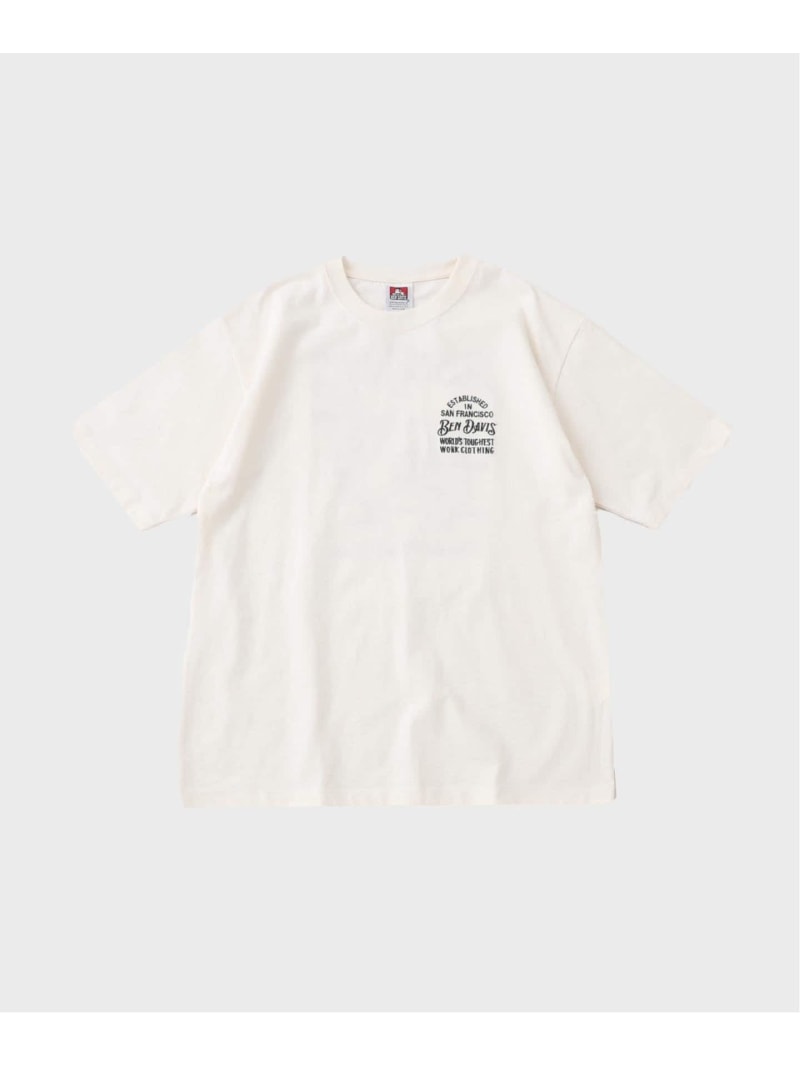【BEN DAVIS / ベンデイビス】スーベニア刺繍 Tシャツ B.C STOCK ベーセーストック トップス カットソ..