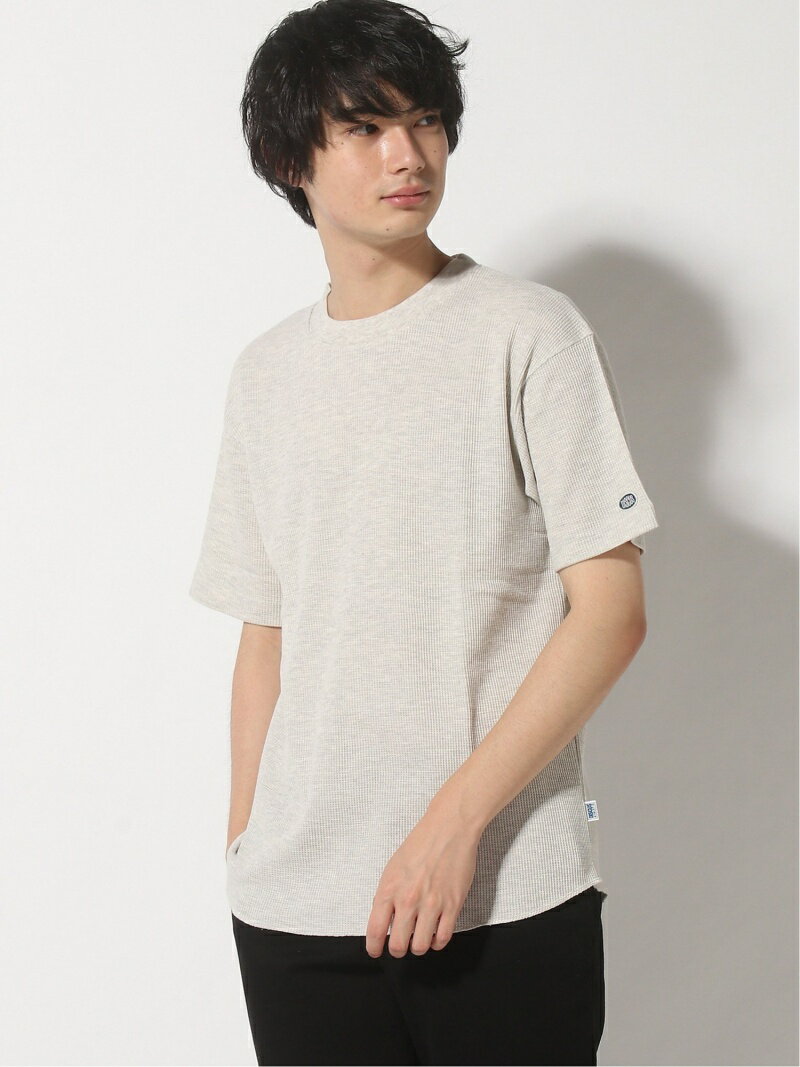 [Rakuten Fashion]【SALE／20%OFF】(M)【DISCUS ATHLETIC / ディスカス アスレチック】ワッフルS/S T B.C STOCK ベーセーストック カットソー Tシャツ グレー ベージュ ホワイト【RBA_E】