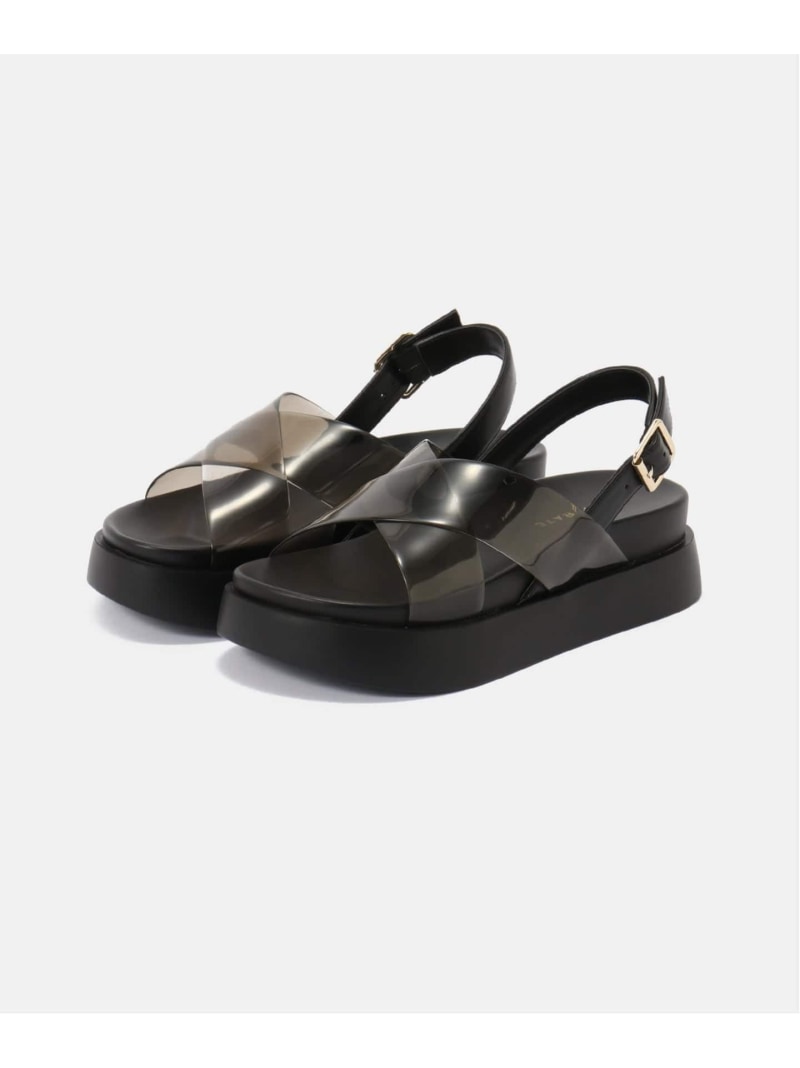 TEMPERATE / テンパレイト SAMUEL B.C STOCK ベーセーストック シューズ・靴 サンダル ブラック ブラウン【送料無料】[Rakuten Fashion]