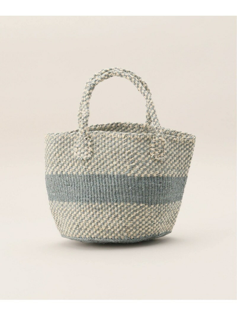 【SALE／30%OFF】AFRICAN SQUARE/アフリカンスクエア カラーサイザルバッグ B.C STOCK ベーセーストック バッグ かごバッグ グリーン ブラック グレー ピンク イエロー【RBA_E】【送料無料】[Rakuten Fashion]