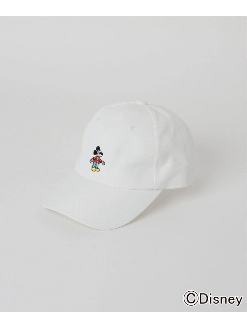 【DISNEY/ディズニー】ミッキーマウスデザインキャップ B.C STOCK ベーセーストック 帽子 キャップ ホワイト ネイビー[Rakuten Fashion]