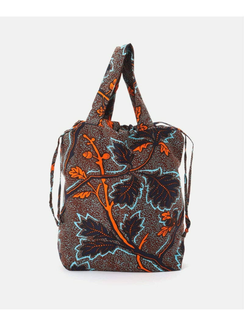 AFRICAN SQUARE / アフリカンスクエア パーニュキンチャクエコバッグ L B.C STOCK ベーセーストック バッグ ハンドバッグ ネイビー ブルー レッド イエロー