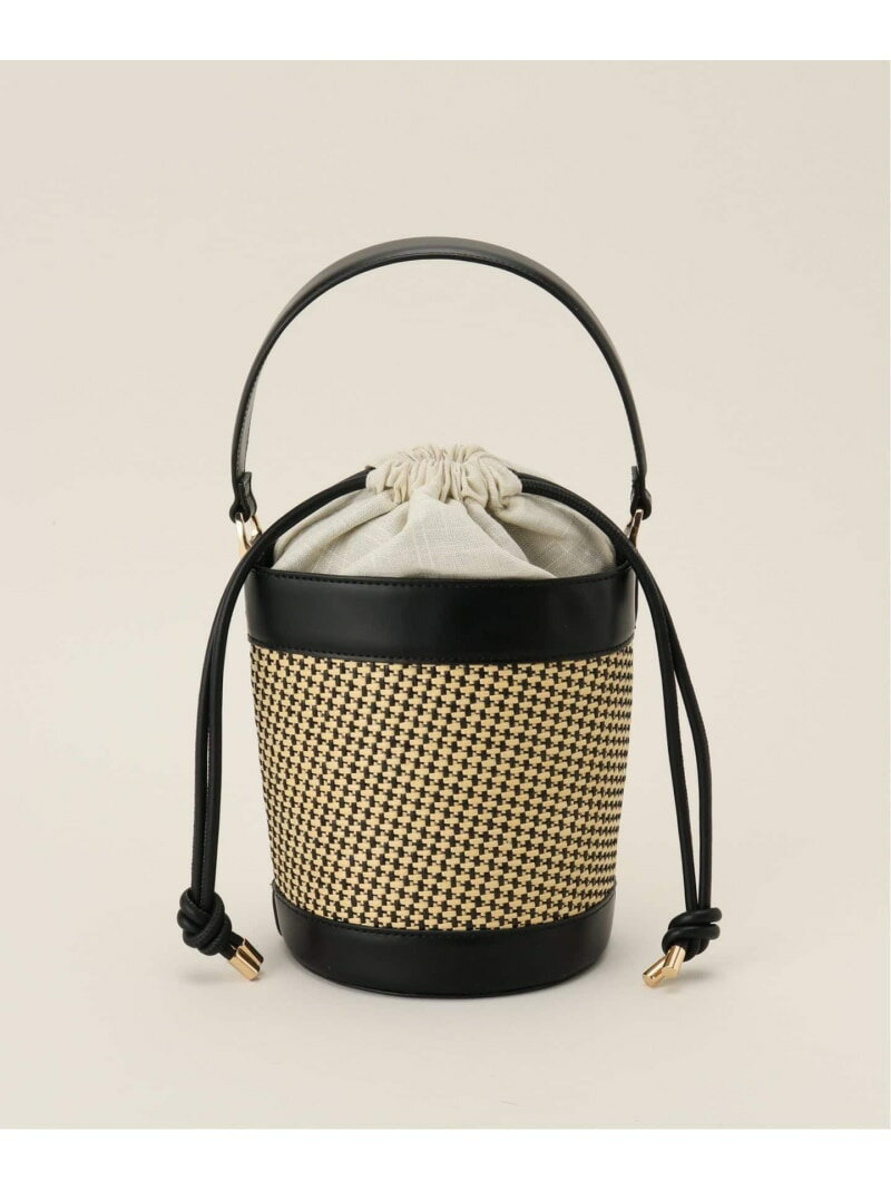 【MIAN/ミアン】コンビバケットバッグ B.C STOCK ベーセーストック バッグ ハンドバッグ ブラック ホワイト ブラウン【送料無料】[Rakuten Fashion]のサムネイル