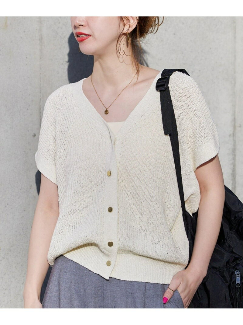 《追加》リネンコットンベスト B.C STOCK ベーセーストック トップス ベスト・ジレ ベージュ ブラック ホワイト【送料無料】[Rakuten Fashion]のサムネイル