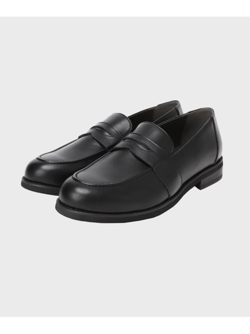 クラシック コインローファー B.C STOCK ベーセーストック シューズ・靴 ローファー ブラック【送料無料】[Rakuten Fashion]