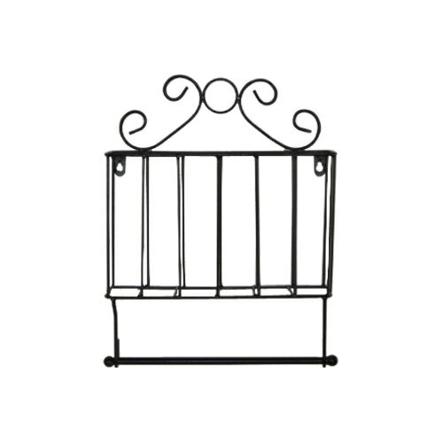 ペーパーホルダー おしゃれ 綺麗 リフォーム DIY 交換 紙巻器 ダブルロール ブラック幅30.5cm INK-1401102H