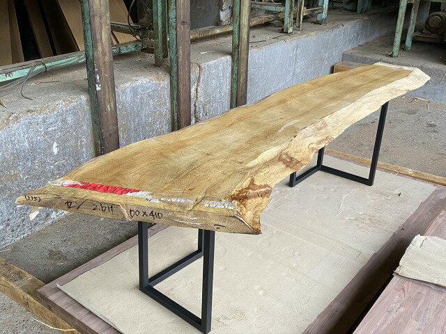 一枚板 テーブル ローテーブル ダイニングテーブル 無垢 座卓 天板 机 リバーテーブル 材料 レジン 木材 栓 セン 幅30cm×長250cm SEN-001