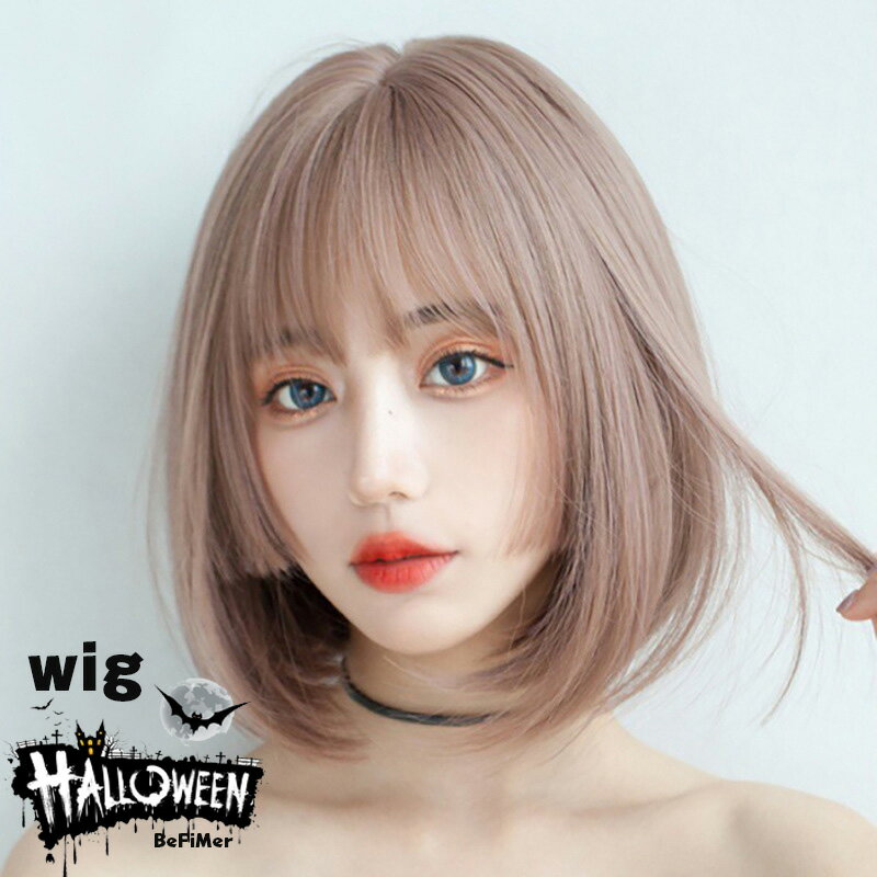 ウィッグ ウィッグ ロング 自然 ストレート フルウィッグ セミロング ミディアム ...