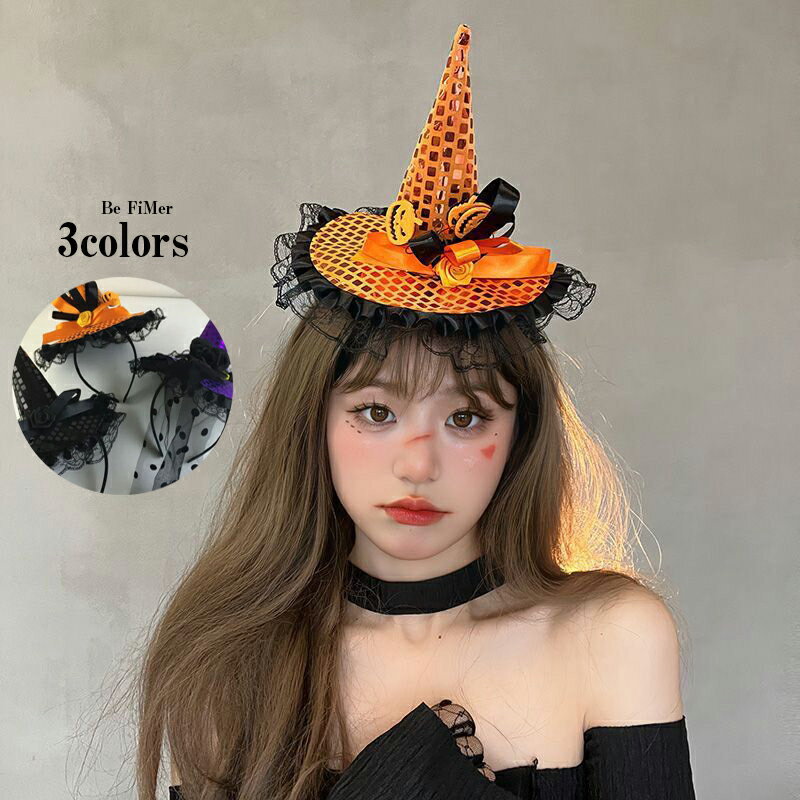 「お買い物マラソン 」ハロウィン 髪飾り 礼帽子 ハロウィン 髪飾り 礼帽子のカチューシャ コスプレ ハロウィン 学生 コスチューム 人気 演出服 パーテイー 舞台 文化祭 お祭り 妖怪 萌え 礼帽子のカチューシャ 学生/ 大人用