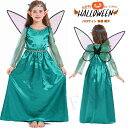 緑の精霊 仙子 森の花仙子 子供用 高品質キッズ ワンピース ハロウィン クリスマス 女の子 ドレス コスプレ コスチューム プリンセス キッズワンピース キッズ 長袖ドレス こども 衣装 子供 女の子 ドレス コスプレ 衣装 仮装 お姫様 ロングワンピース 文化祭