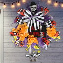 ハロウィンリース リース 怖い 人形 蜘蛛 骸骨 髑髏 玄関 部屋 おしゃれ ハロウィーン 手作り 上品 装飾 怖い 飾り 飾り付け ドア 壁掛け インテリア コスプレ パーティー 大きい ディスプレイ ギフト プレゼント halloween お化け 鬼