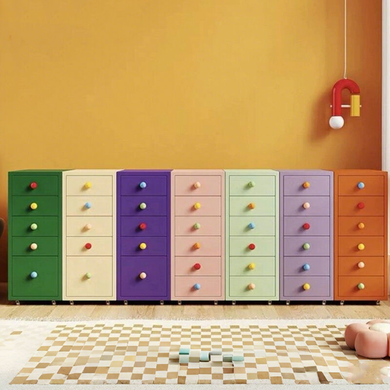 Rakuten - ファイリングキャビネット 引き出し書類収納 引き出し式の収納キャビネット 多層構造 キャスター付きで 狭いリビングや寝室にもぴったり