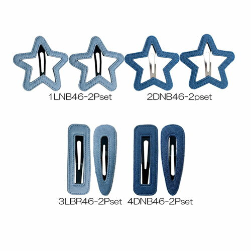 Rakuten - 使い込むほど味が出る デニム2個1セット 前髪 ヘアピン星 H5.5cm W5.5cm スリー ピン パッチン髪飾り 髪止め ヘア アクセサリーヘッドアクセ ヘアアクセ アクセ ドレスアレンジ 使い方 色々 イベント 用通勤 通学 の 普段使い用 人気