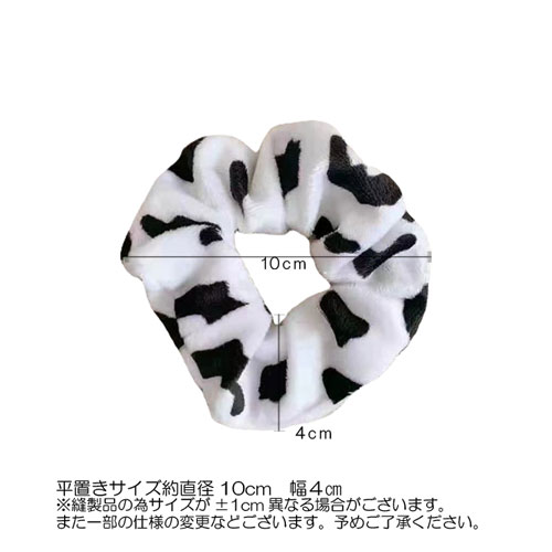 牛 柄 ヘア バンド　縦 6 x 横 18.5 cm アクセサリー アクセ ヘッド ターバンLIVE ライブ フェス コンサートうし カラー カウ モチーフ 伸縮性 スタイル シンプル フィットネスランニング 吸汗性 男女 兼用 ヘッドバンド be-real-10001494 ビレアル サンプル画像3