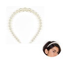 パール シンプル カチューシャ結婚式 パーティー ヘアアクセサリー ヘッドアクセ ウェディング キラキラフォーマル 卒業式 卒園式 入学式 入園式 お花見 新学期 お呼ばれ ひとつなぎ の 珠 の真珠 大小ビーズヘッドバンド