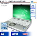 中古ノートパソコンPanasonic Let 039 s note SV8 CF-SV8 CF-SV8RDAVS 【中古】 Panasonic Let 039 s note SV8 中古ノートパソコンCore i5 Win11 Pro 64bit