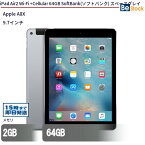 中古タブレットApple iPad Air2 Wi-Fi +Cellular 64GB SoftBank(ソフトバンク) スペースグレイ MGHX2J/A 【中古】 Apple iPad Air2 Wi-Fi +Cellular 64GB 中古タブレットApple A8X iOS14