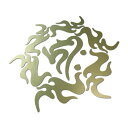 梵字干支シール 火焔光背 A キリーク 阿弥陀如来(戌亥)/千手観音菩薩(子) マットシャンパンゴールド