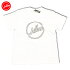 【売れ筋】RHCRonHerman(ロンハーマン):ChillaxCircleフレームロゴTシャツ（ホワイト/ブラック）