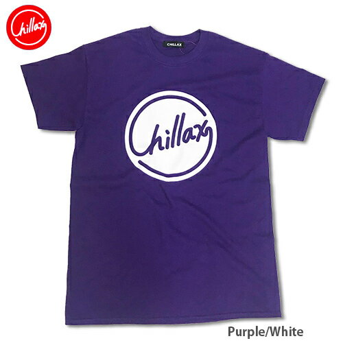 RHC Ron Herman (ロンハーマン): Chillax Circle ロゴ Tシャツ（パープル/ホワイト）