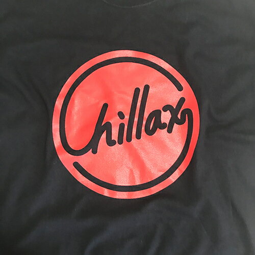 RHC Ron Herman (ロンハーマン): Chillax Circle ロゴ Tシャツ（ブラック/レッド）