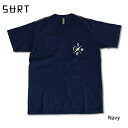 ロンハーマン 服 メンズ RHC Ron Herman (ロンハーマン): SURT×Lightning Bolt Cross Logo ICON Pocket Tシャツ ネイビー