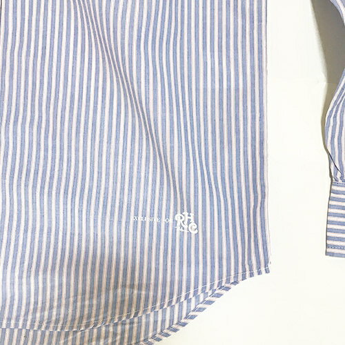 RHC Ron Herman (ロンハーマン): SURT × RHC Stripe Wash シャツ (Blue/Red/White)