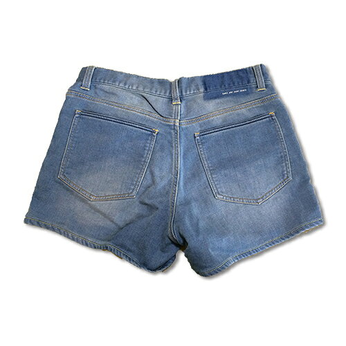 Beach Life StyleのRHC Ron Herman (ロンハーマン):SURT Sweat Denim Women's/Girls Shorts LIGHT INDIGO｜アングル2