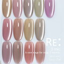 【RE:】 3 micron. 3ミクロン 全13色 7ml ボトルタイプ ジェル ネイル Re:gel (リジェル)