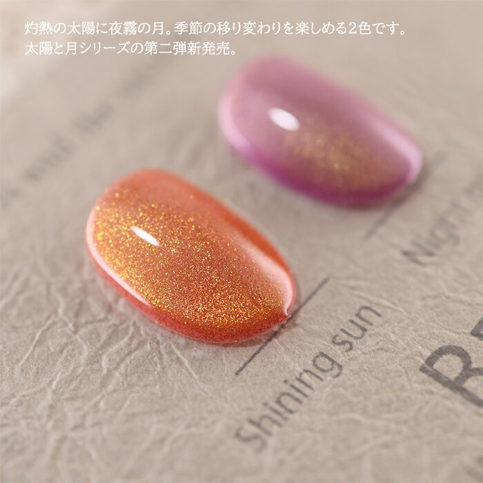 【RE:】the SUN and the MOON マグネット 全2色 3g コンテナタイプ ジェル ネイル