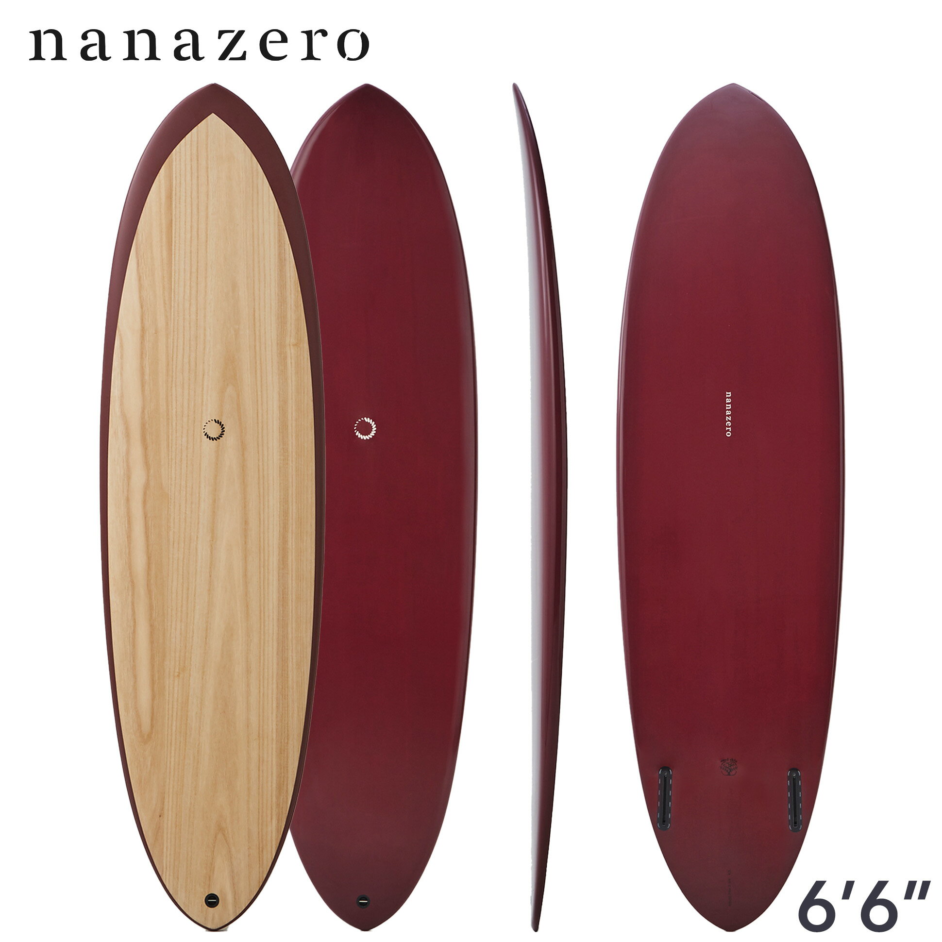 サーフボード ミッドレングス nanazero WOOD SKIN MID04 Twin （midlength surfboard ナナゼロ サーフィン）